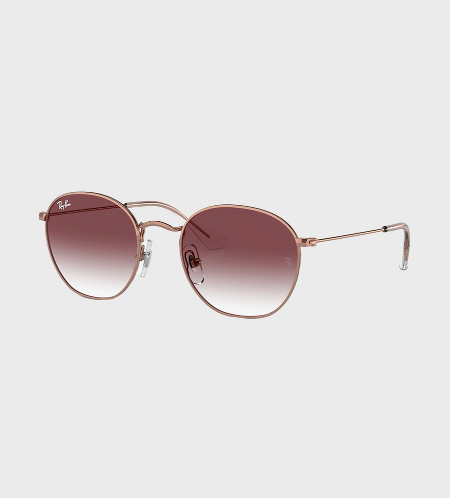 Round Metal Sunglasses Pink/Gold