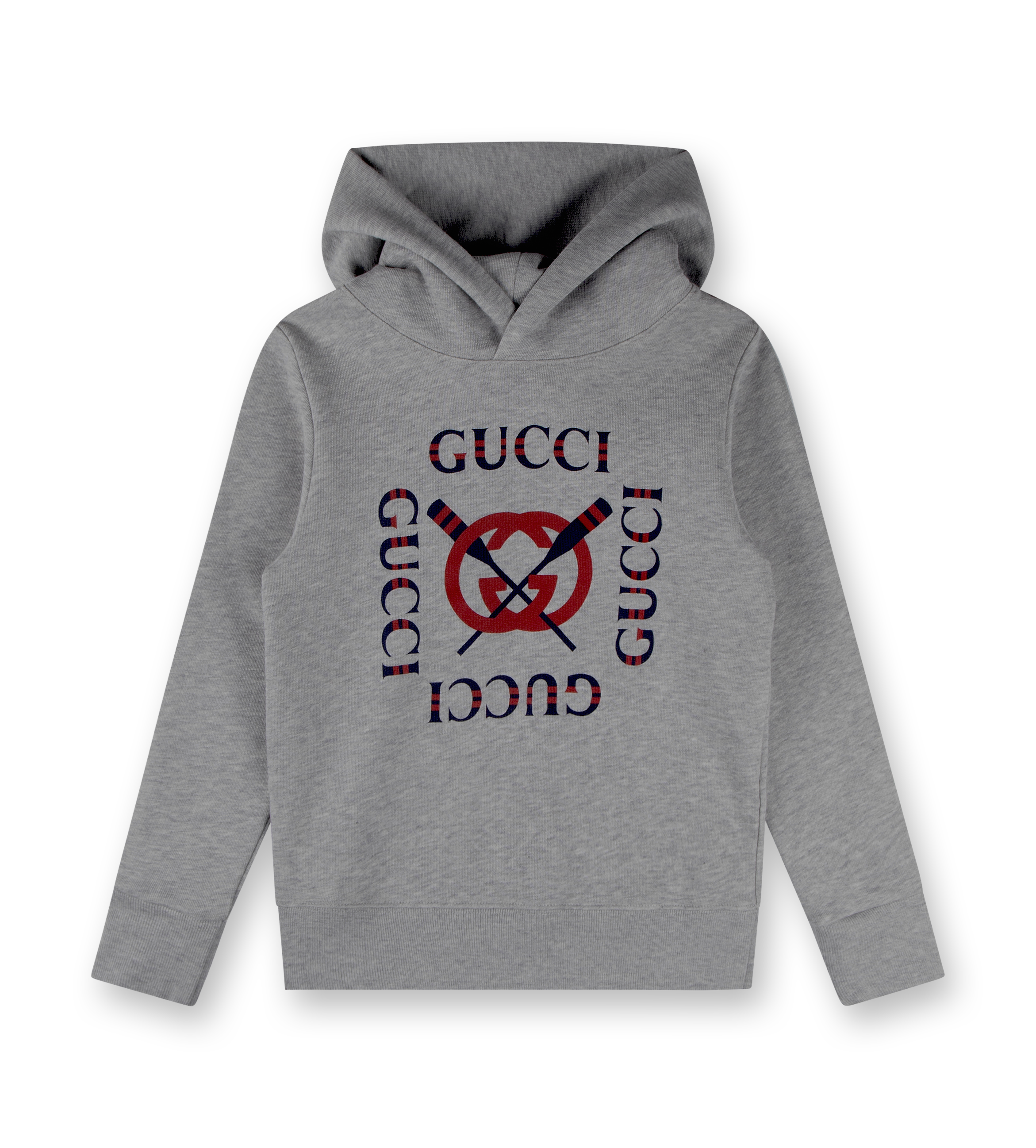 Printed Hoodie Grey