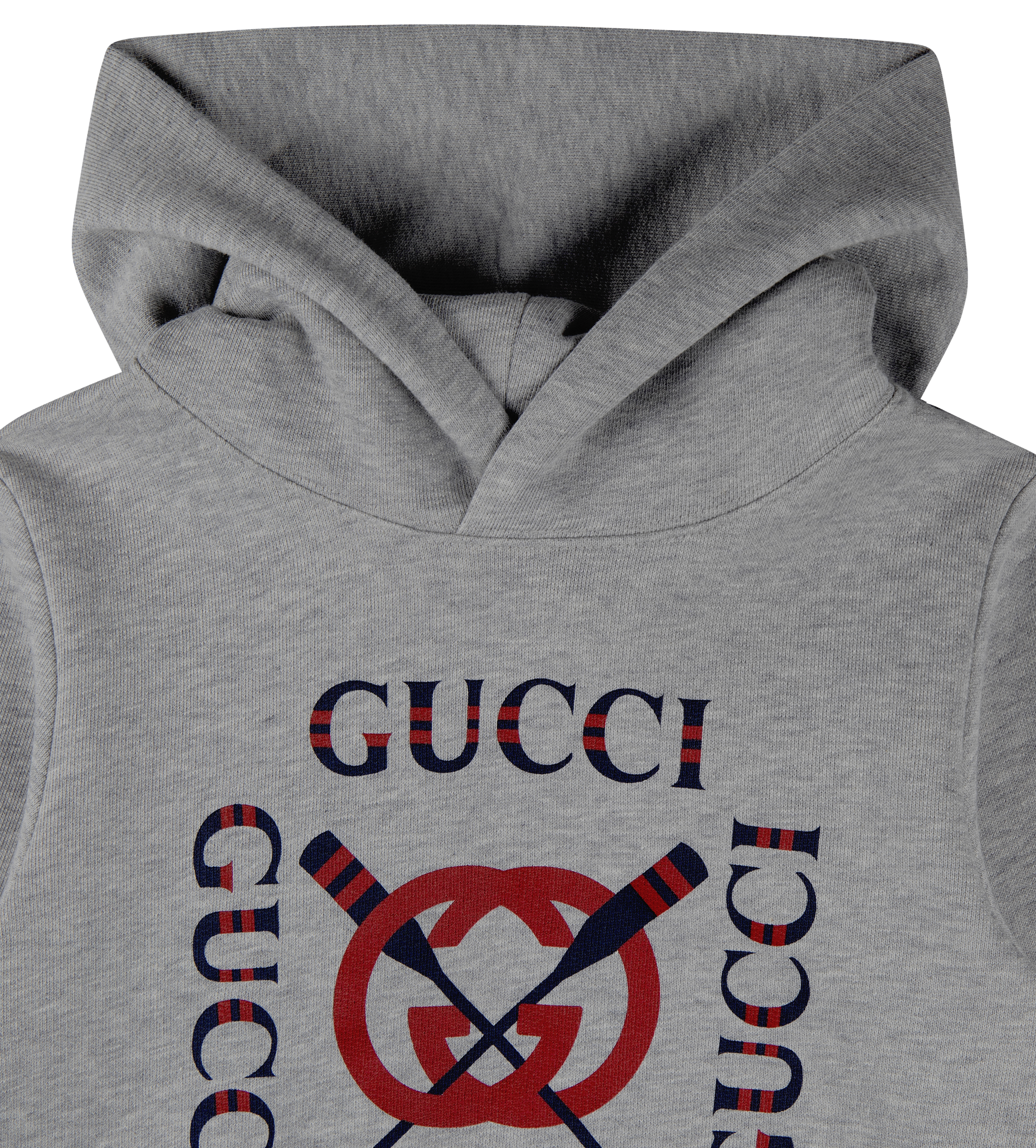 Printed Hoodie Grey