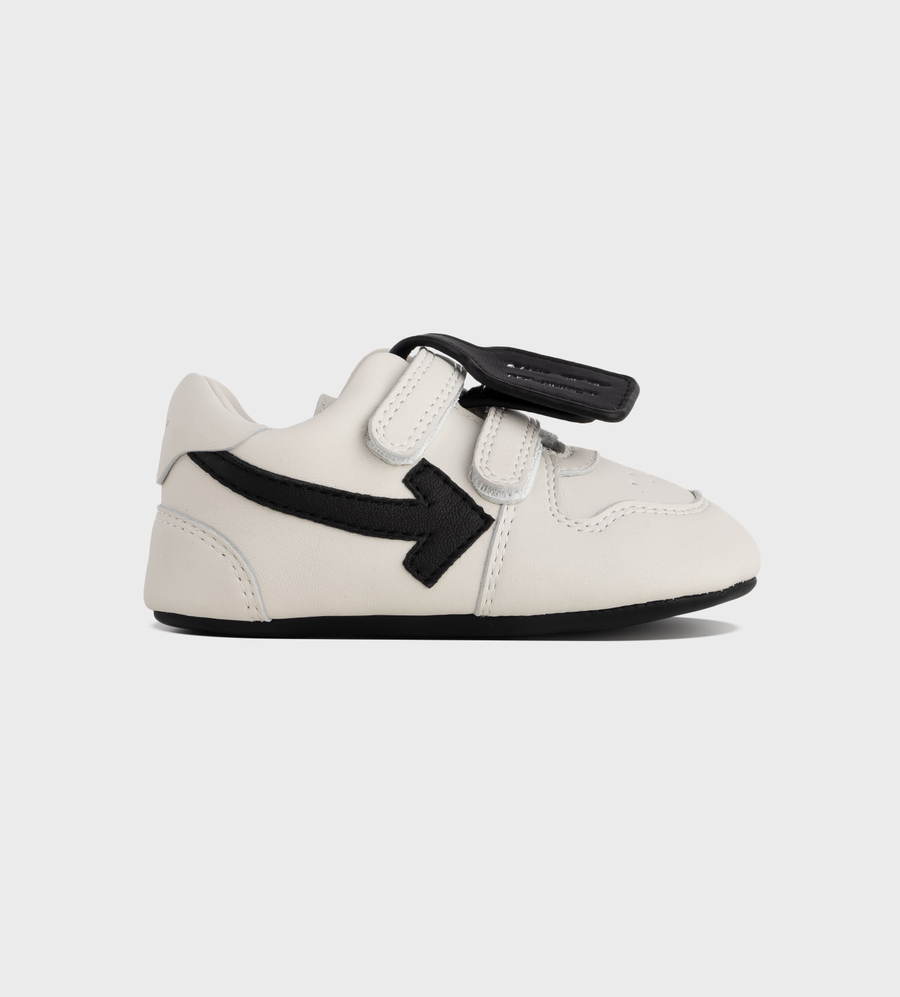 Baby Velcro Sneakers Black White