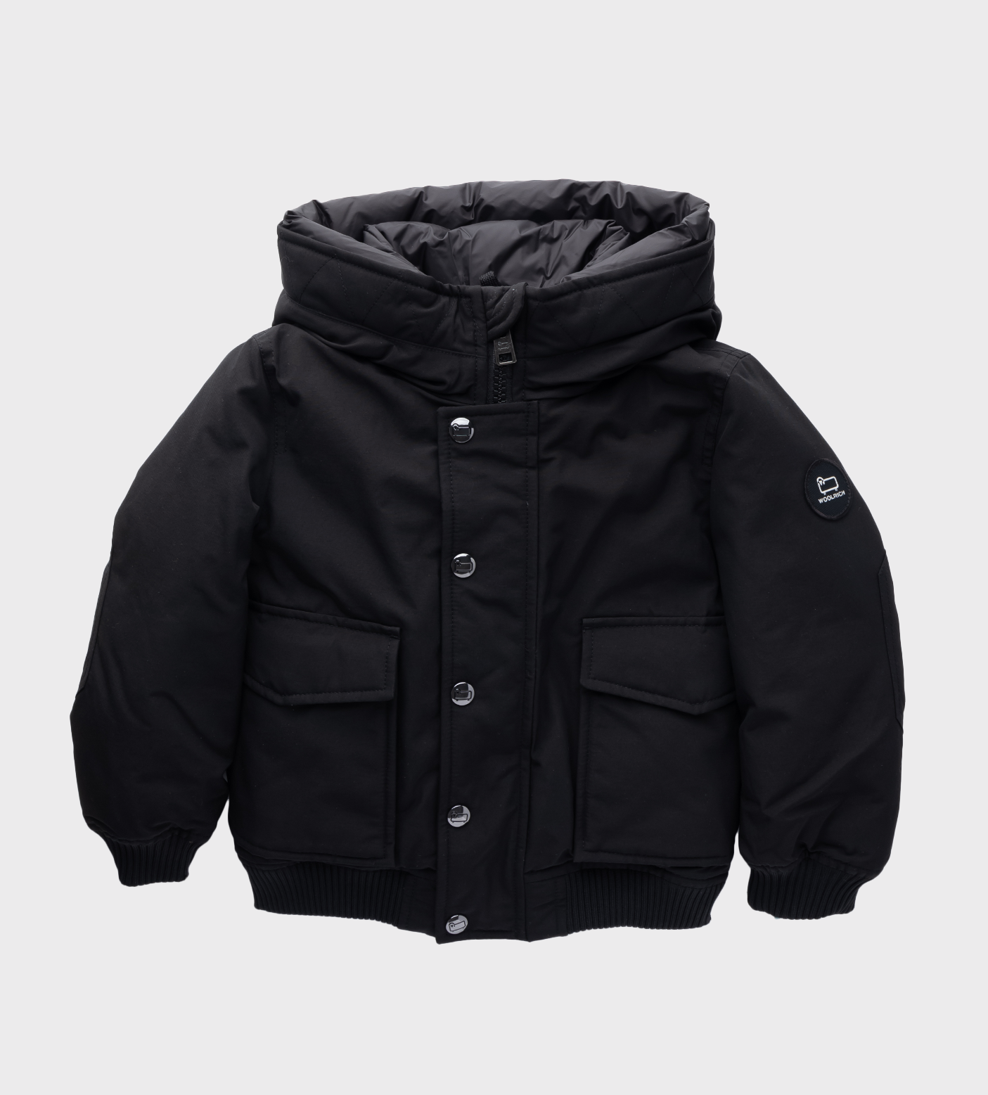 Hooded Winter Jacket Black