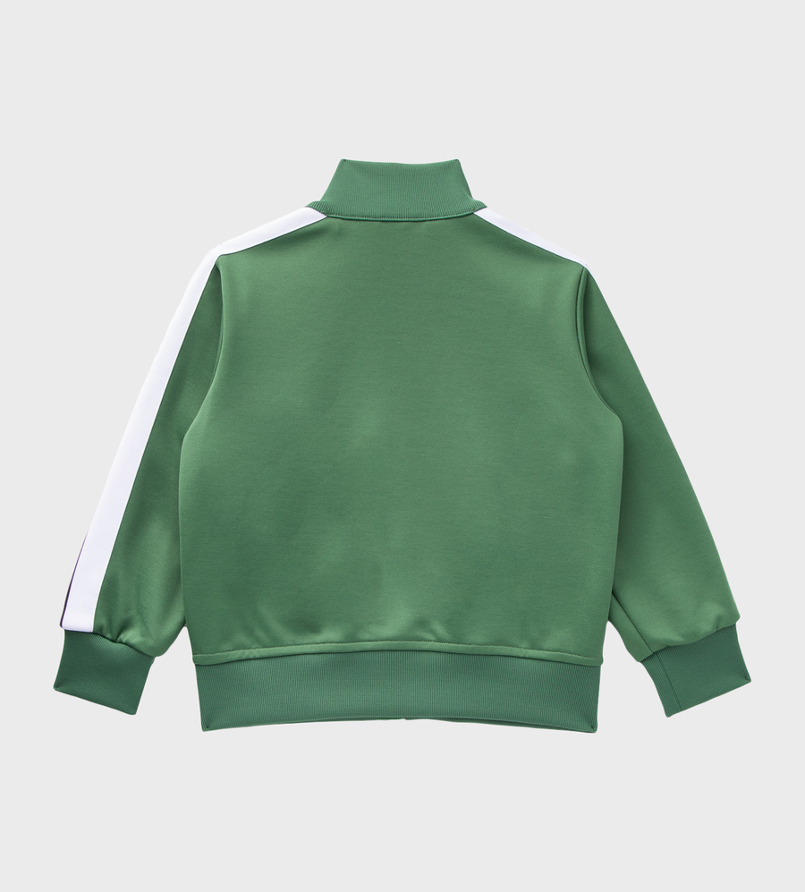 Logo-Print Track Jacket Green