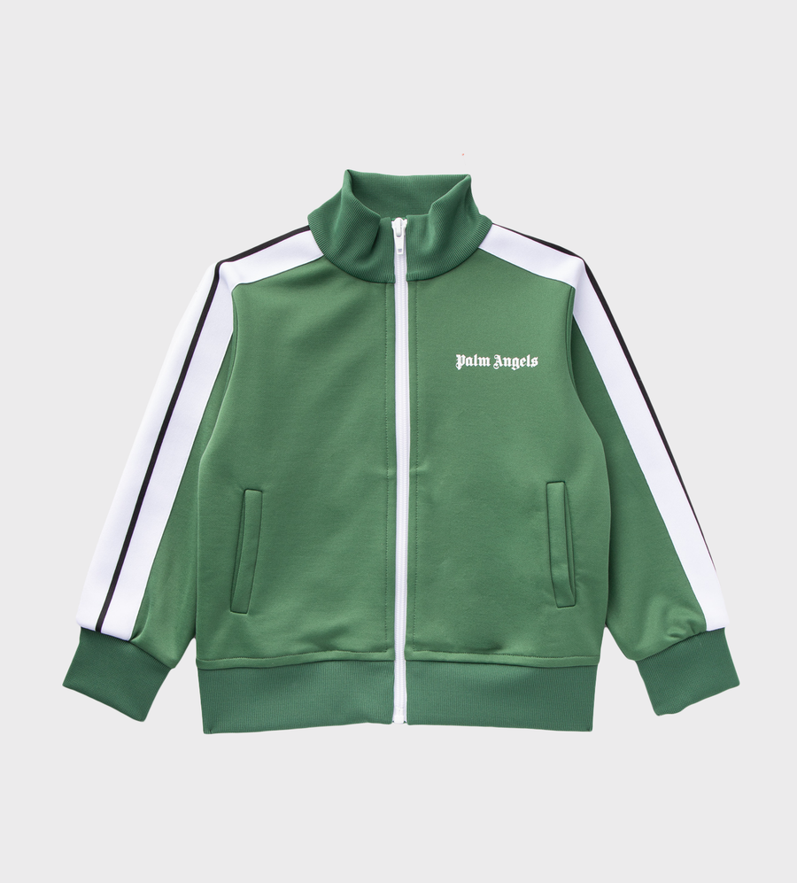 Logo-Print Track Jacket Green