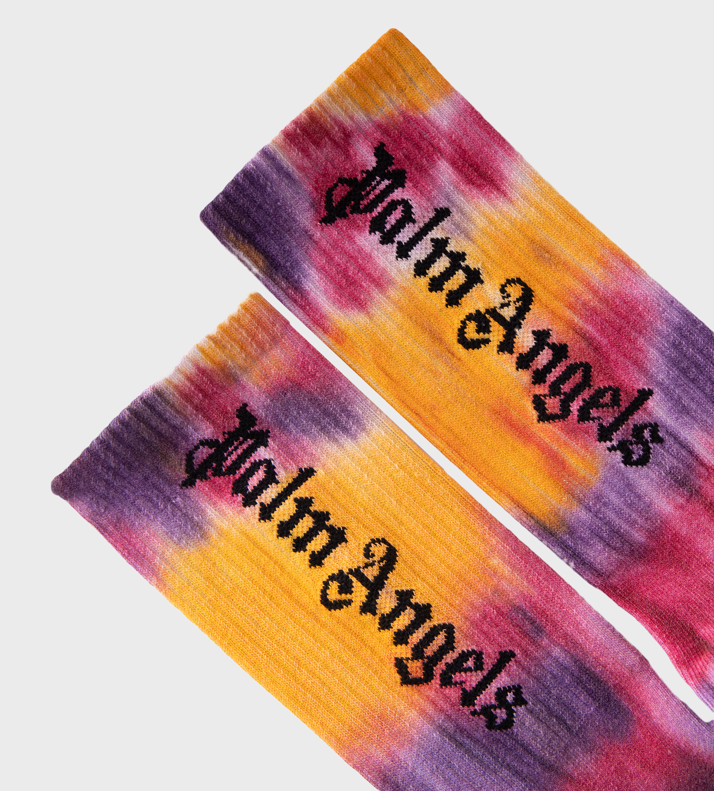 Ribbed Logo-Print Socks Multi