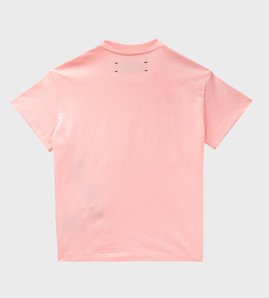 Logo-Print Cotton T-shirt Pink