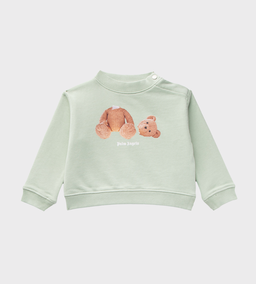Logo-Print Sweatshirt Sage Brown