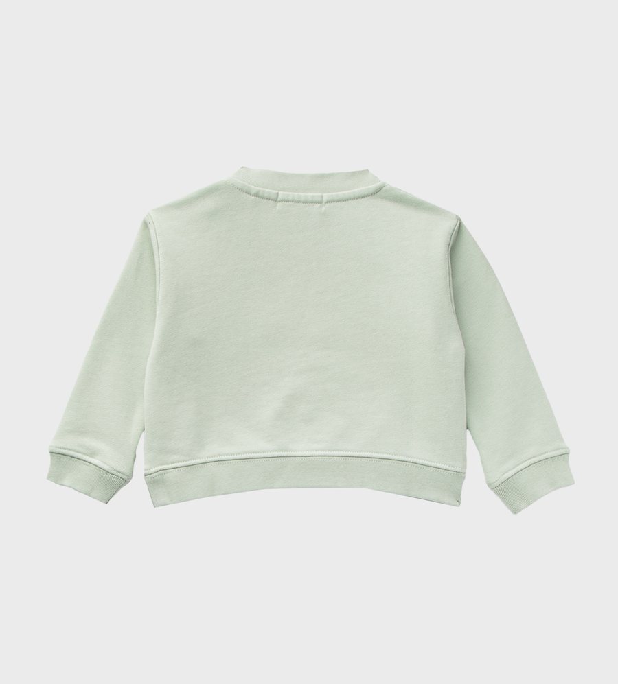 Logo-Print Sweatshirt Sage Brown