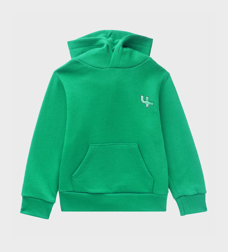 Outline Logo Hoodie Bright Green