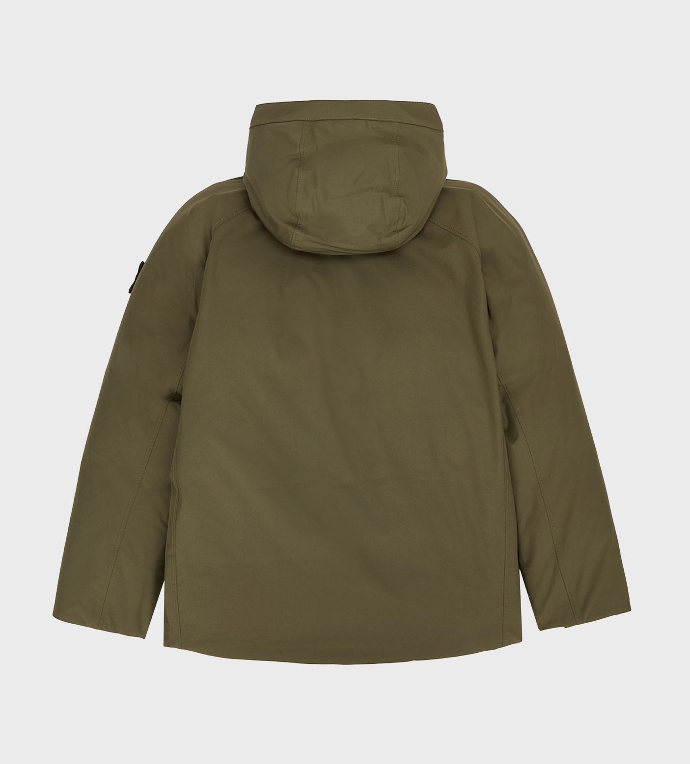 Compass Patch Feather Down Winter Jacket Olive