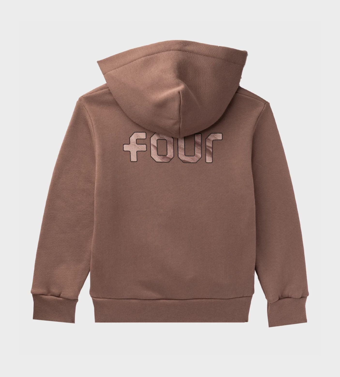 Outline Logo Hoodie Coffee Quartz