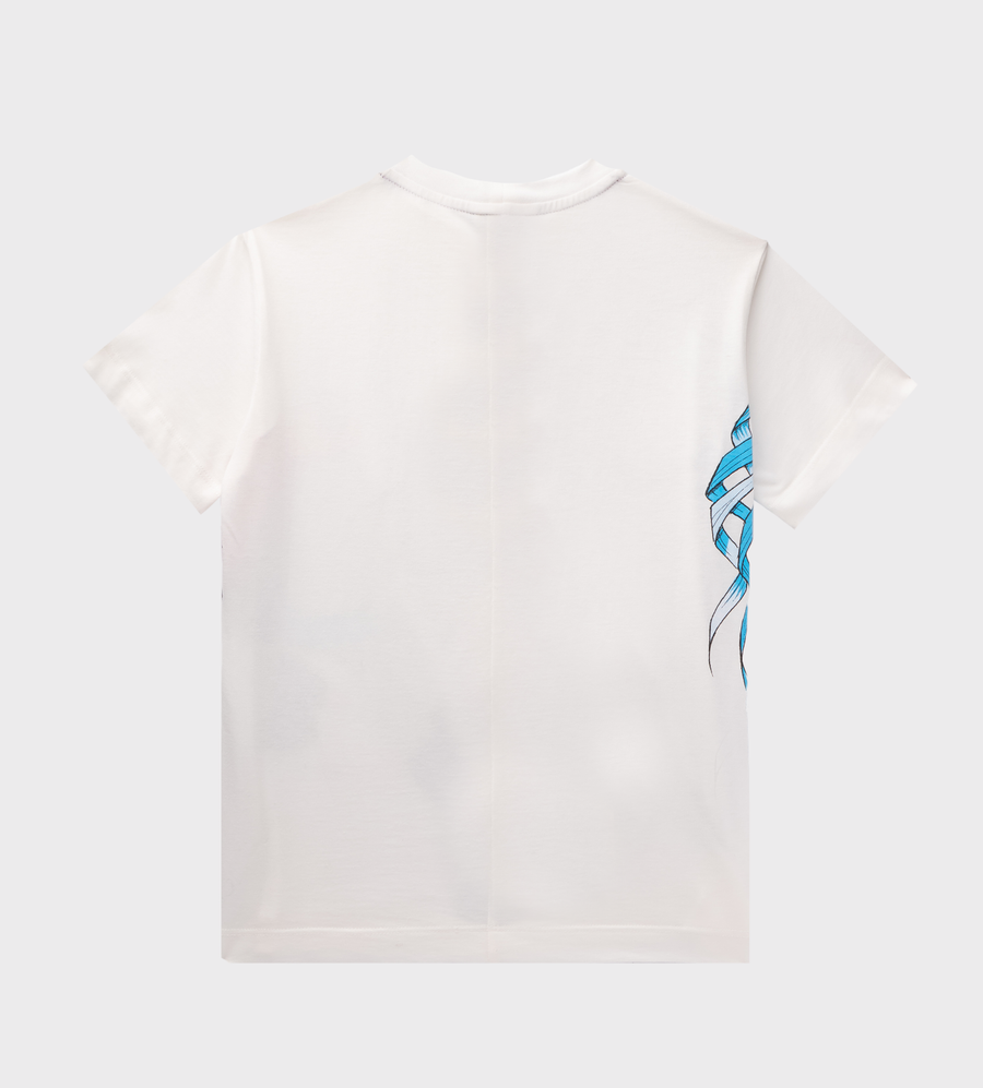 Print Jersey T-shirt White
