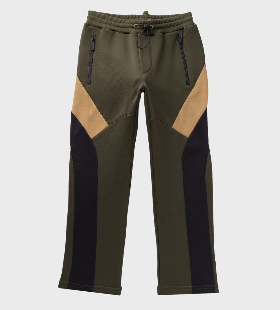 Color-Block Sweatpants Green