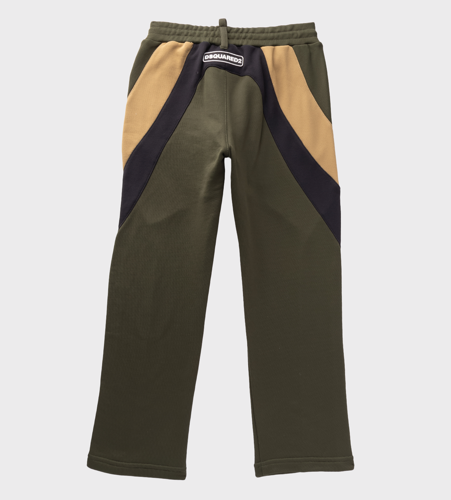Color-Block Sweatpants Green