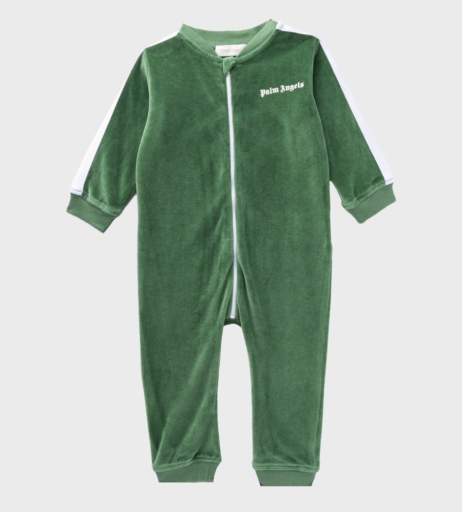 Baby Velvet Set Green