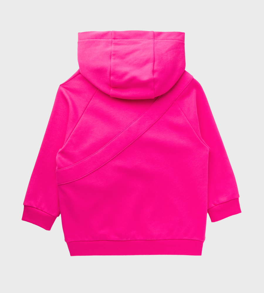 Sweatshirt with Large Baguette Pink