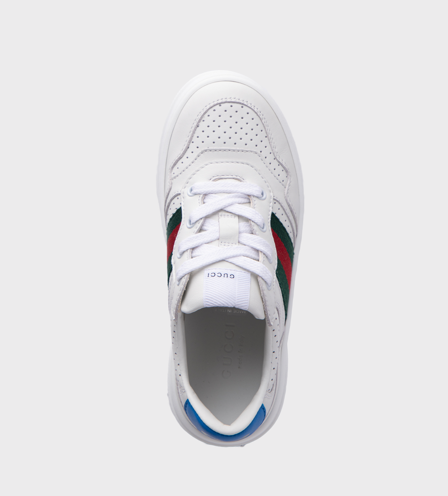 Web Detail Chunky Sneakers White