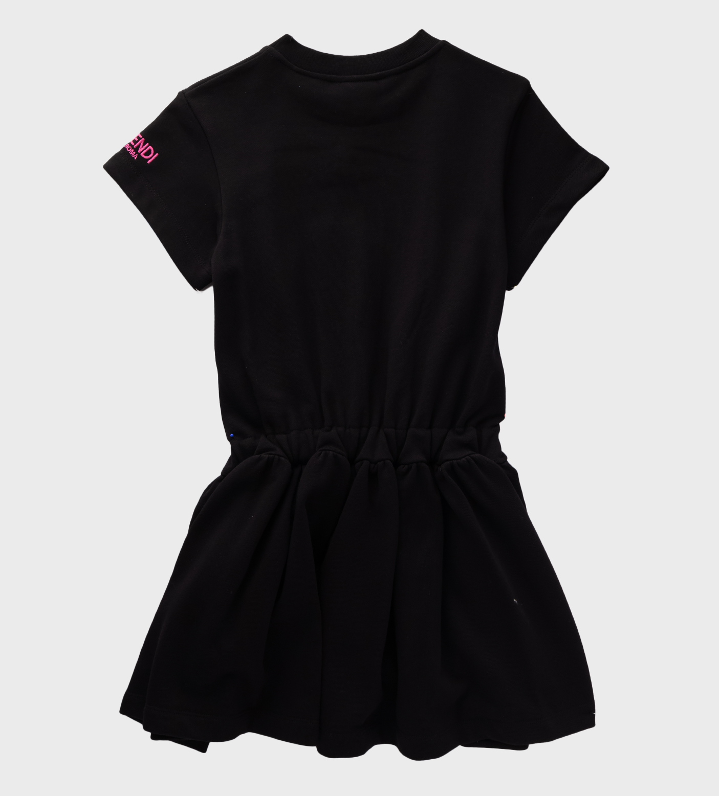 Graphic Print Dress Black
