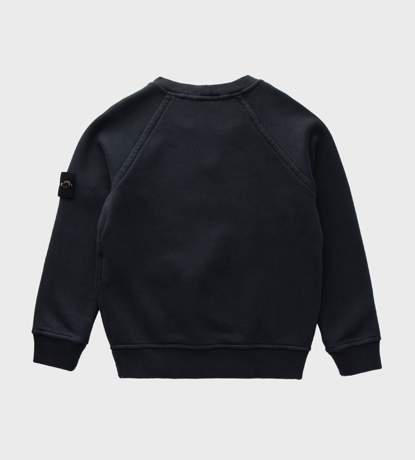 Compass Logo Crew-Neck Sweatshirt Black