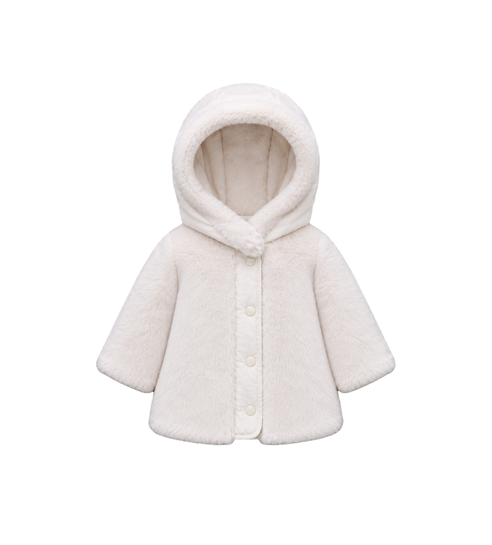 Baby Viona Hooded Padded Jacket White