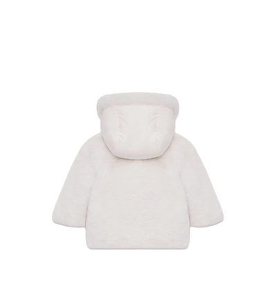Baby Viona gewatteerde jas met capuchon wit