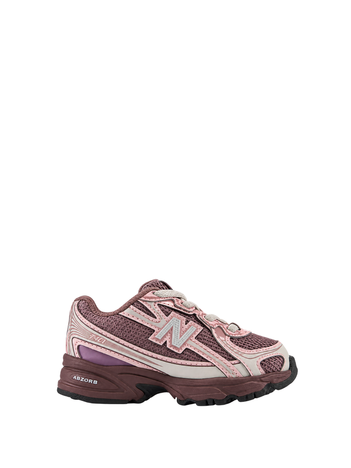 Baby 740 Sneakers Pebble With Pink Chalk