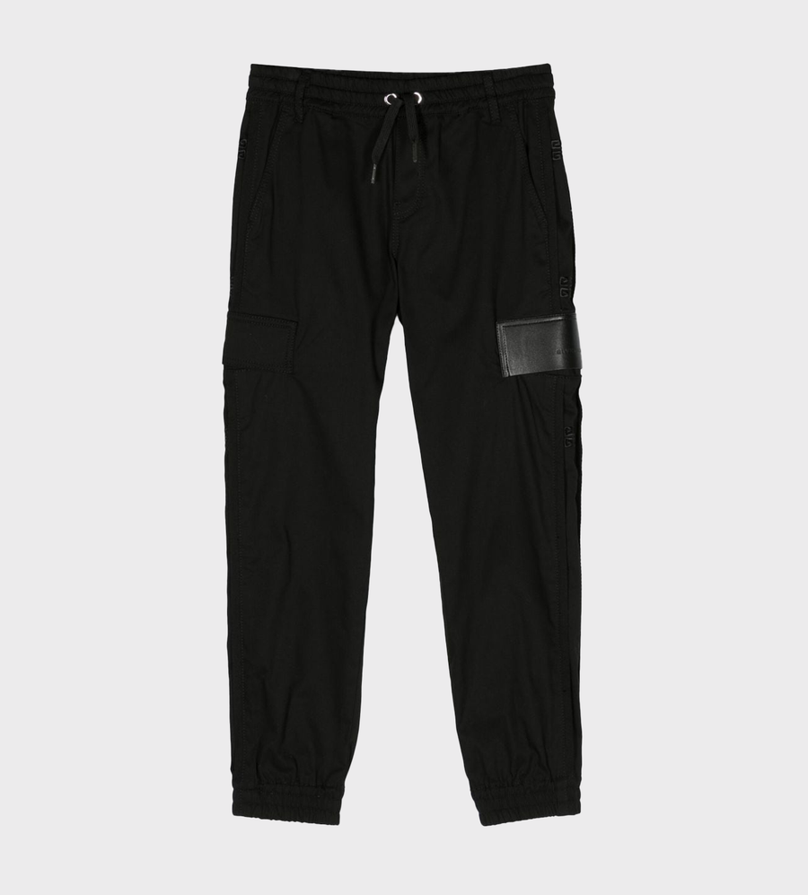 Logo-Patch Track Pants Black