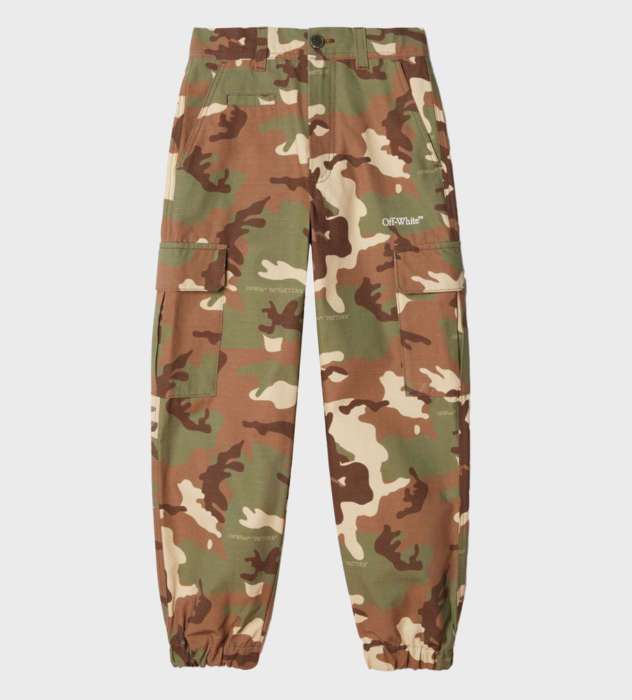 Signature Diagonal Striped Military Pants