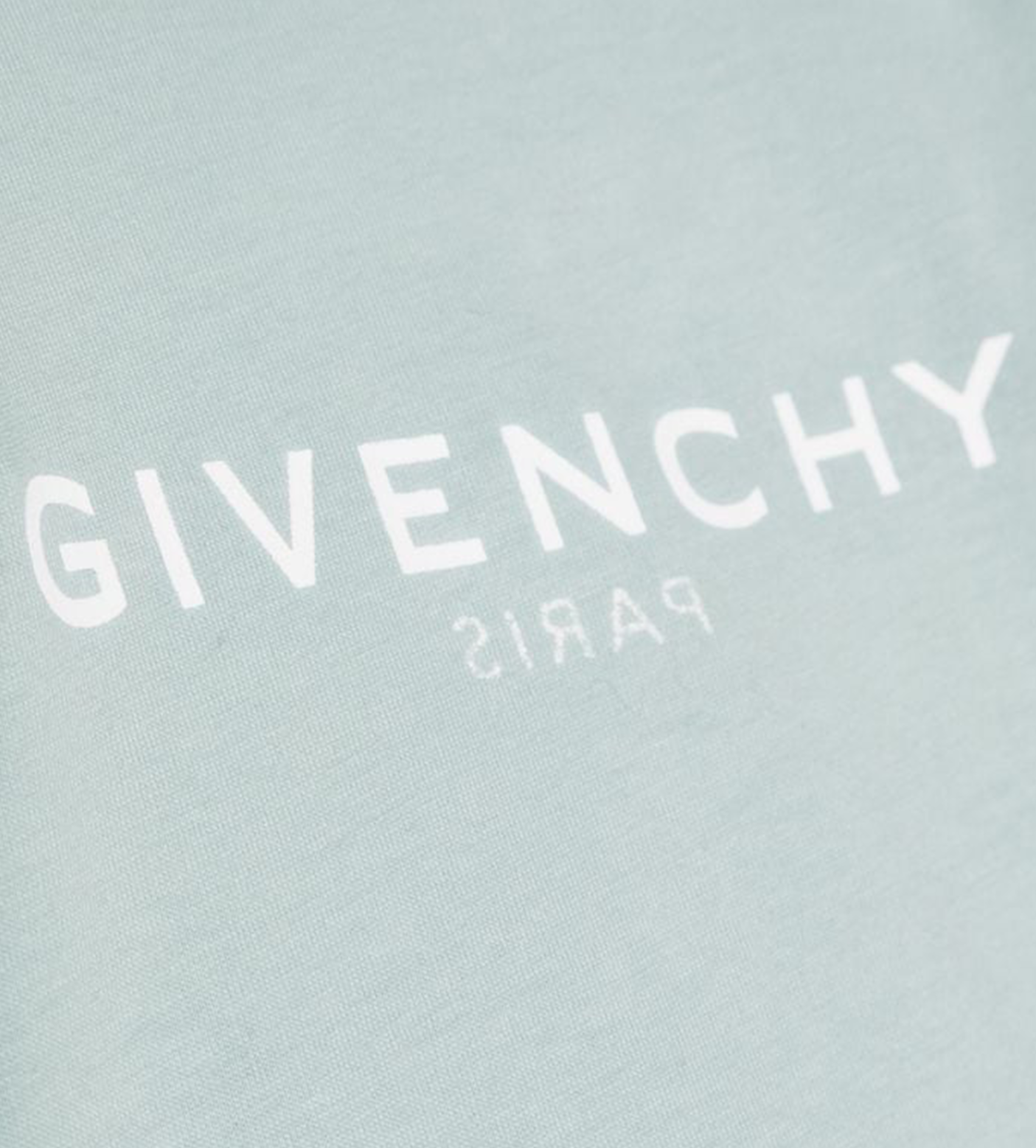 Baby Logo Cotton T-shirt Pastel Blue