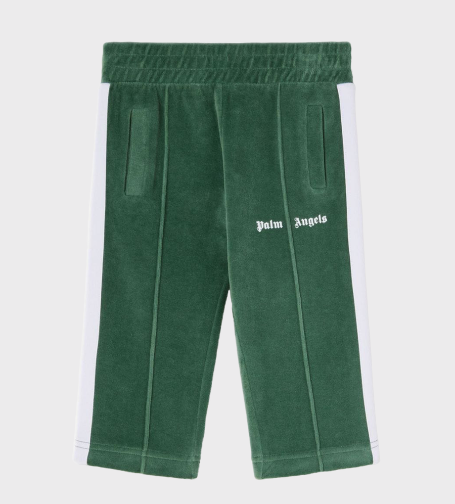 Logo-Embroidered Track Pants Green