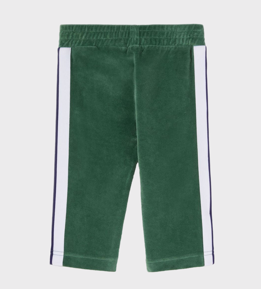 Logo-Embroidered Track Pants Green