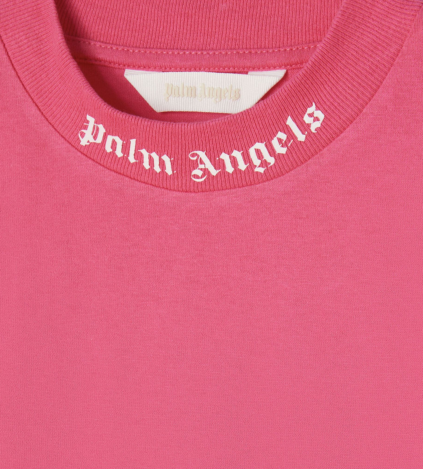 Logo-Print Short-Sleeve T-shirt Pink