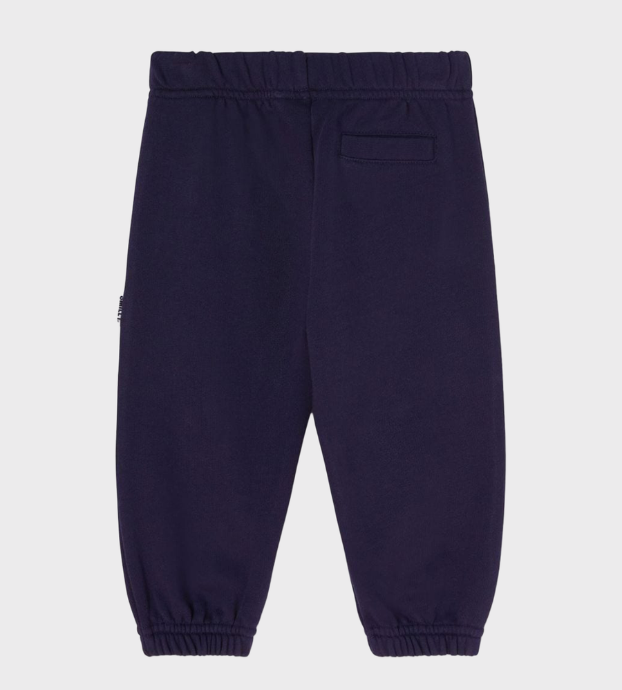 Baby Smiley Sweat Pants Navy Blue