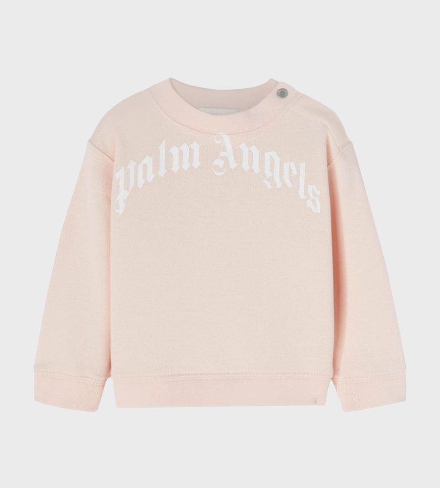 Baby Logo-Print Cotton Sweatshirt Pink