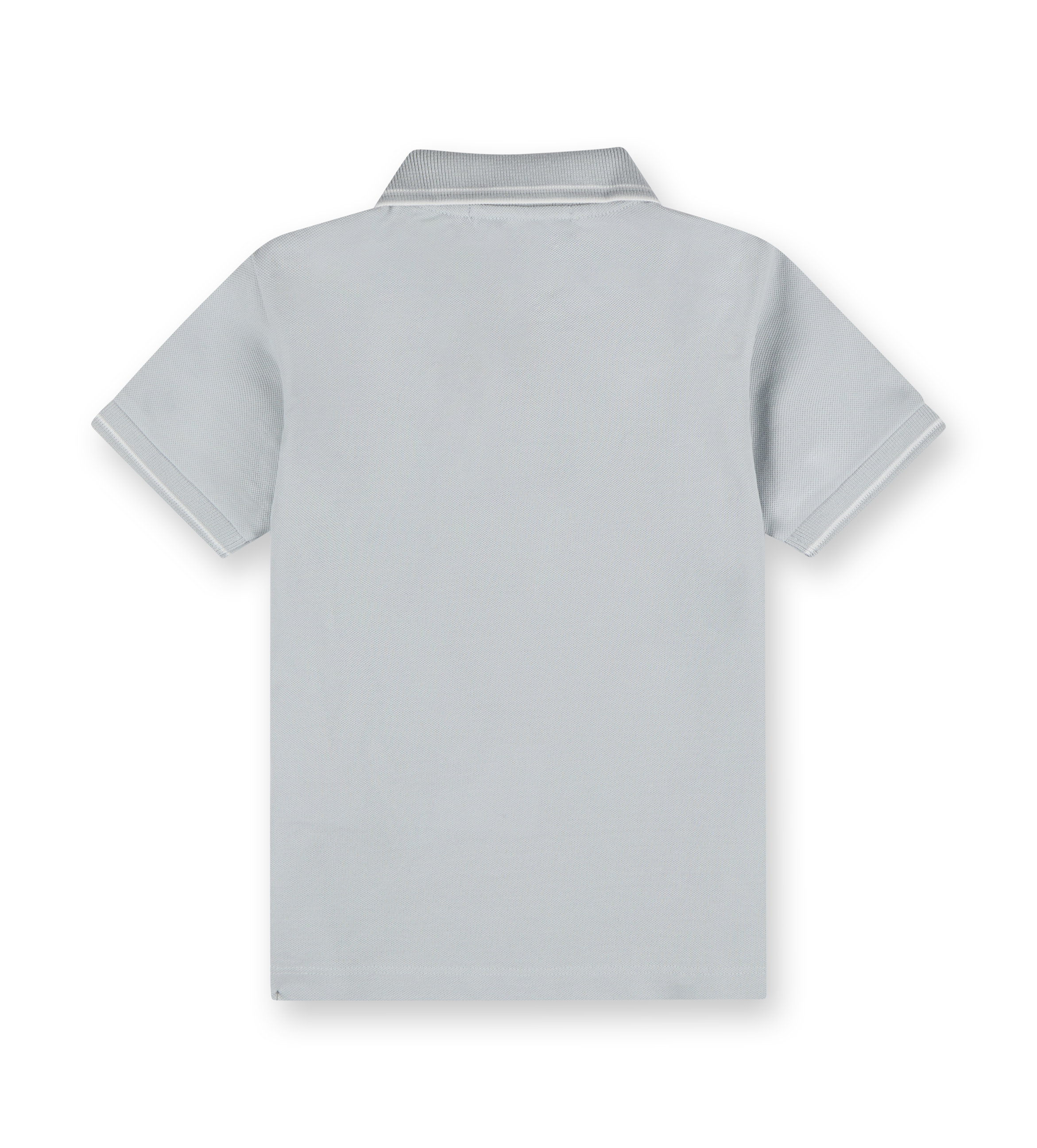 Compass-Patch Polo Shirt Sky Blue