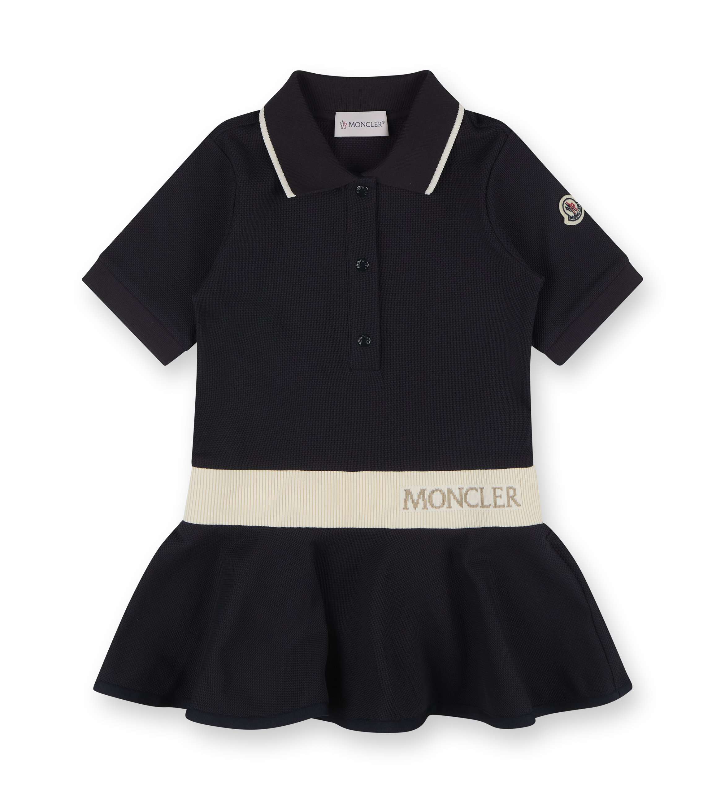 Piquet Polo Dress Night Blue