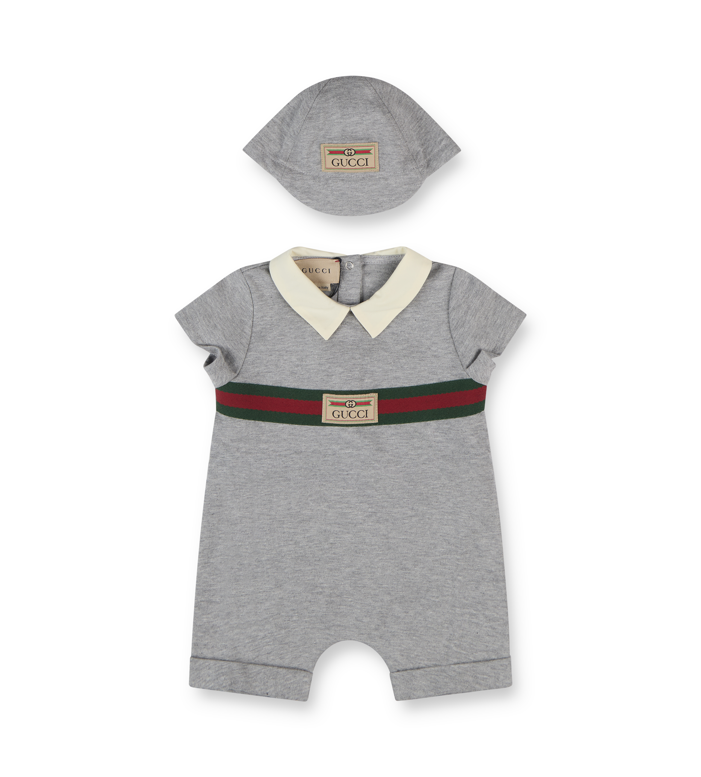 Gucci Cotton Jersey Gift Set in Grey (Baby)