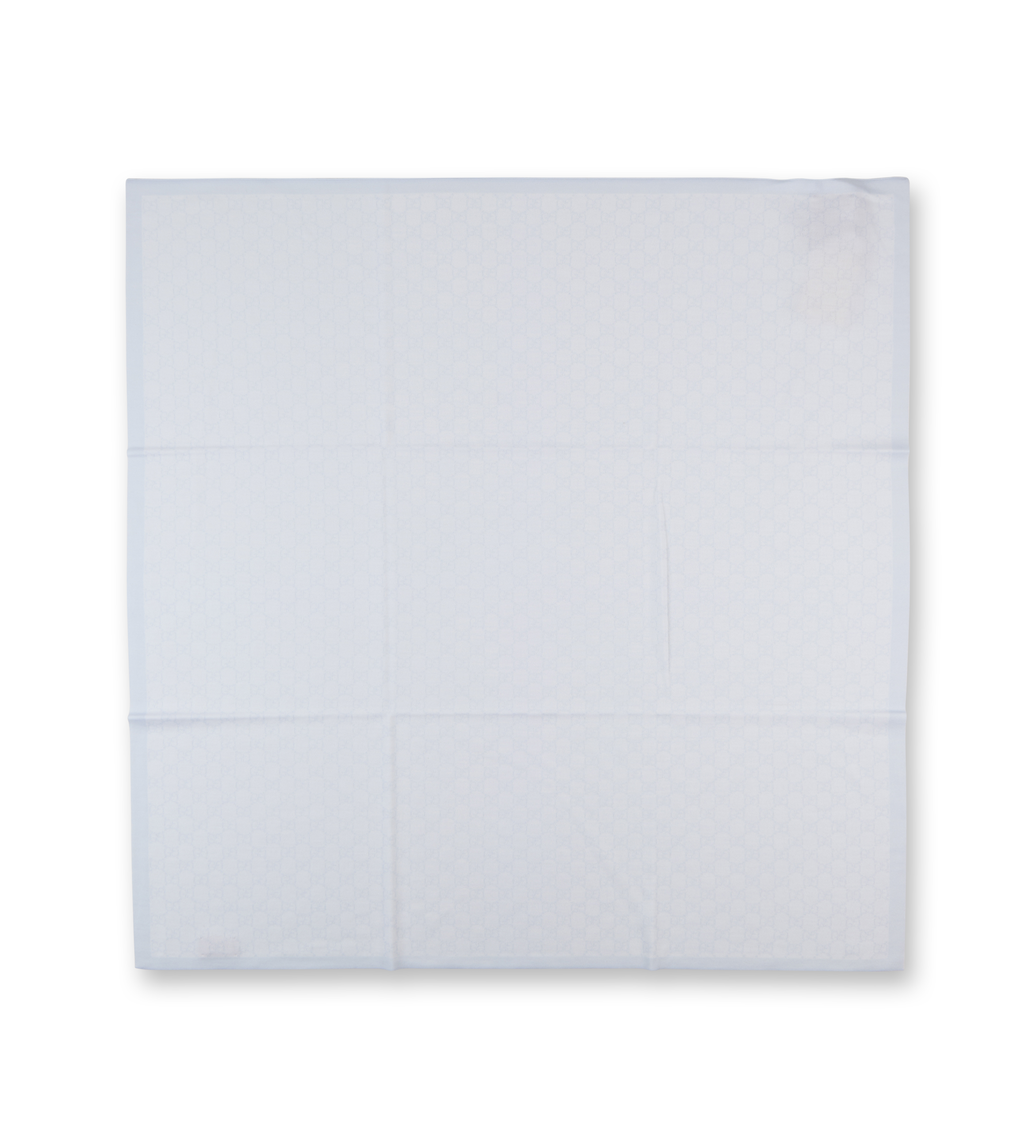 Gucci KSS25 New Tantalo Scarf - Ivory/Sky Blue