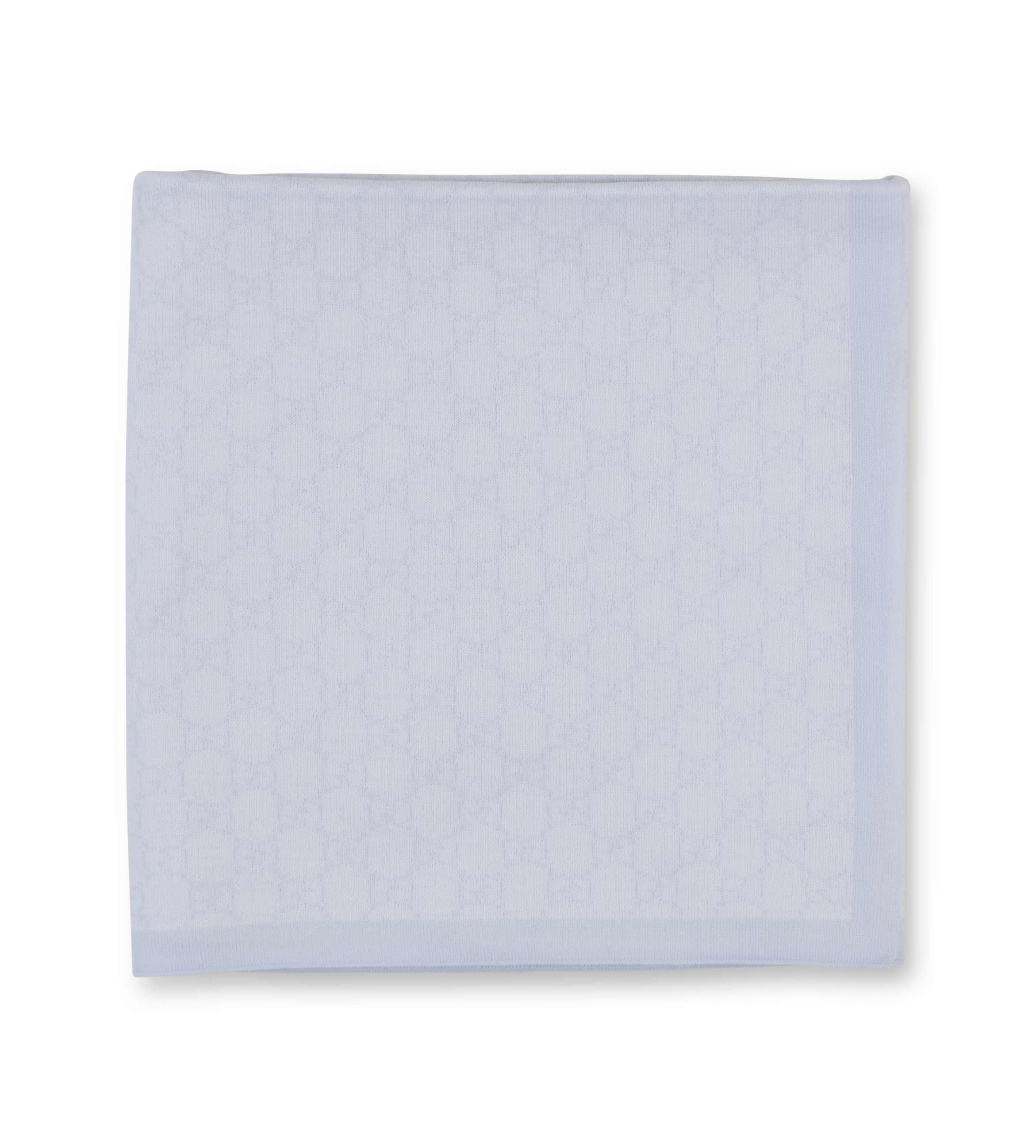 Gucci KSS25 New Tantalo Scarf - Ivory/Sky Blue