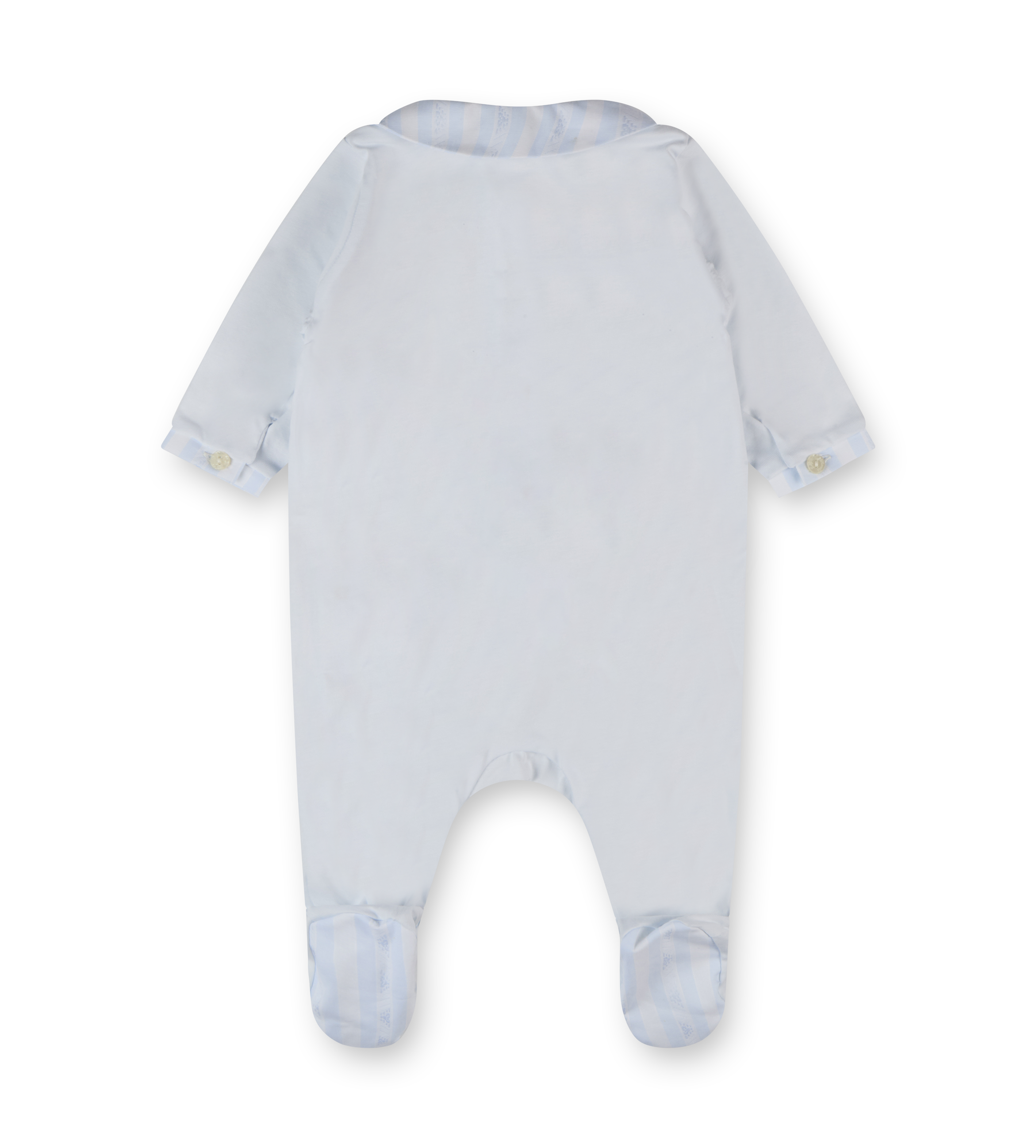 Tartine et Chocolat Bunny Babygrow Pyjama in Ciel Blue
