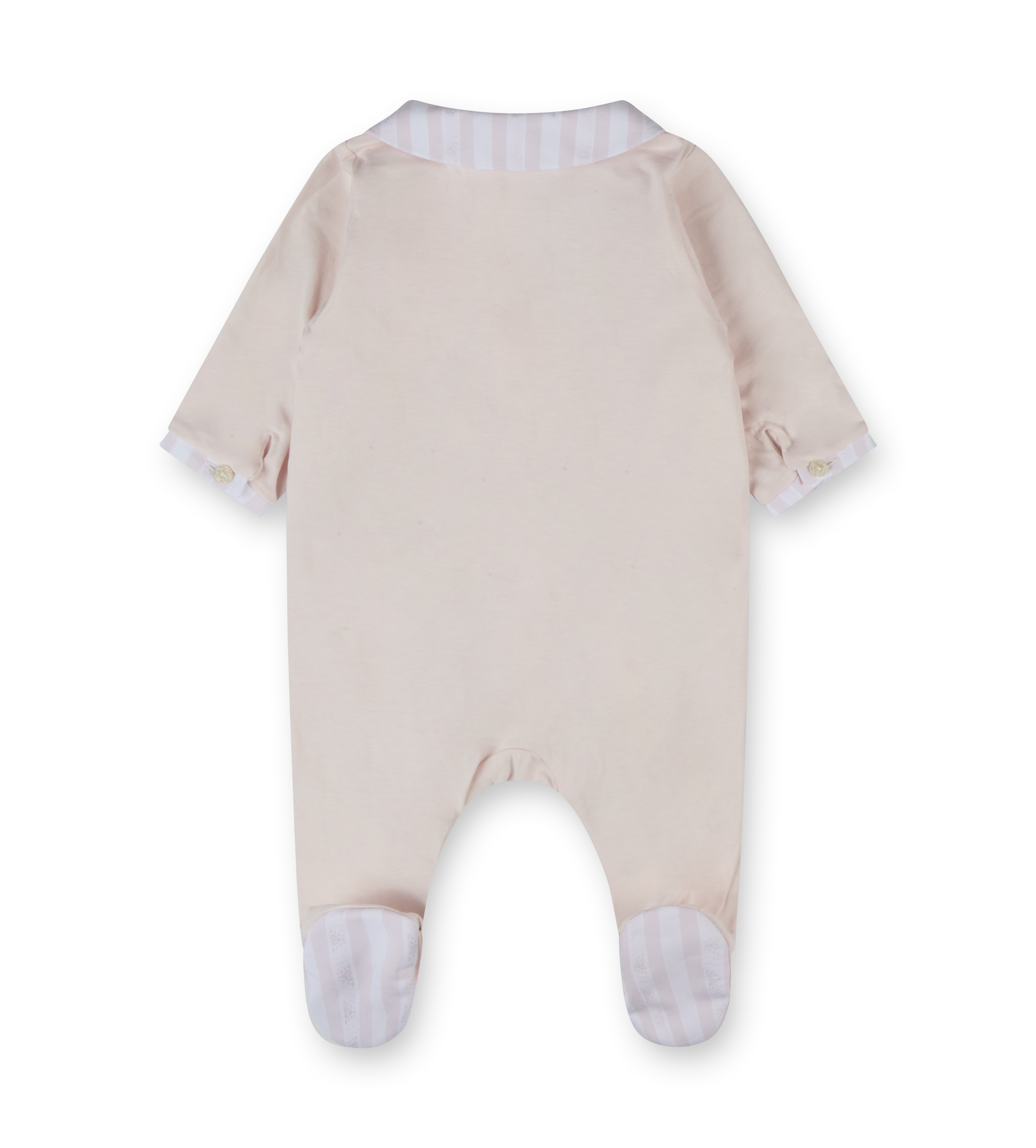 Tartine et Chocolat Bunny Babygrow Pyjama in Rose Pale