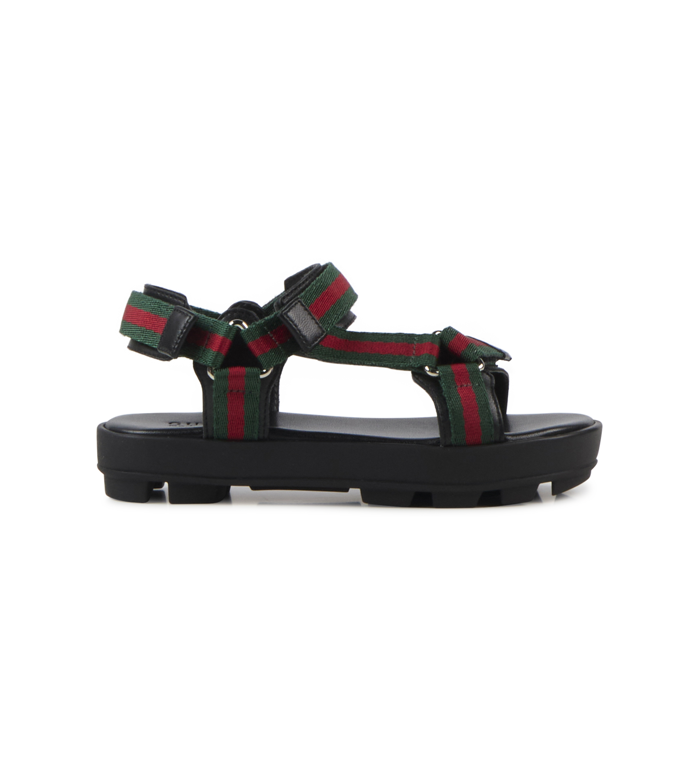 Gucci KSS25 Sandal Fabric Nylon - GRG/Black