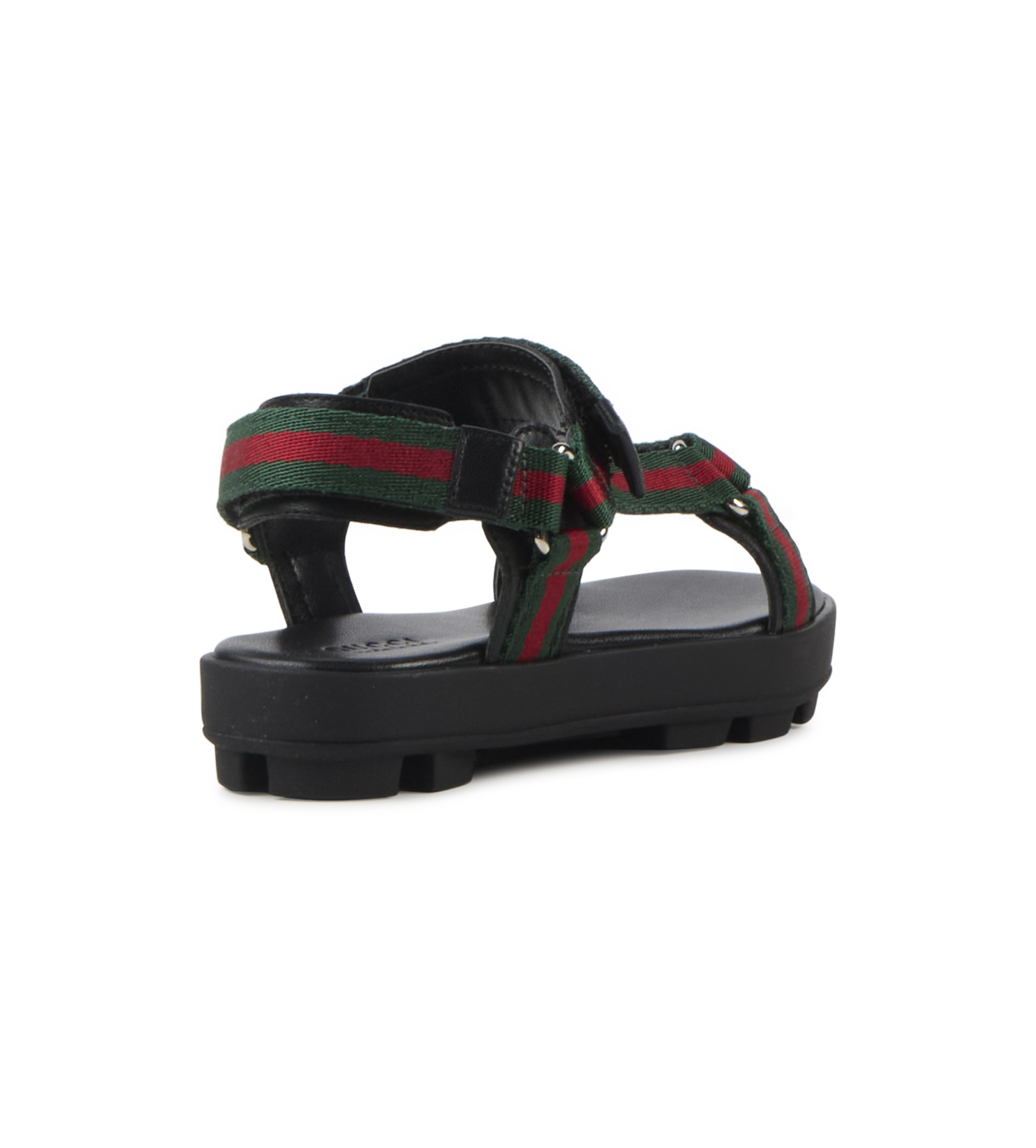 Gucci KSS25 Sandal Fabric Nylon - GRG/Black