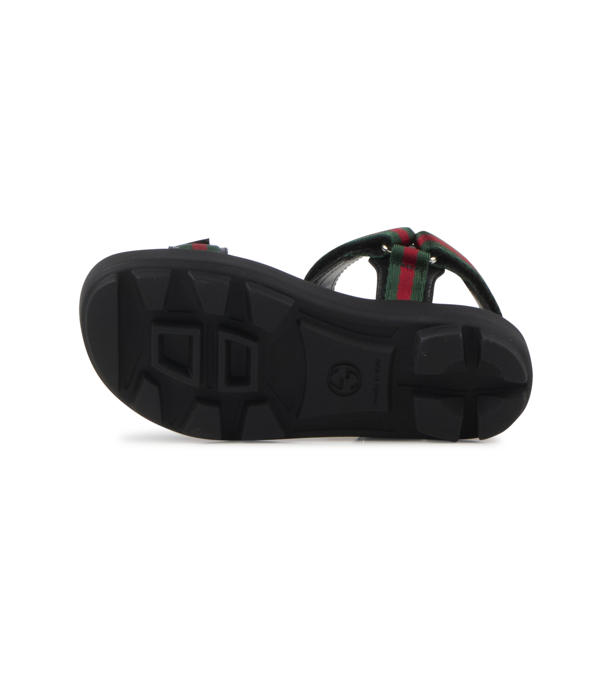 Gucci KSS25 Sandal Fabric Nylon - GRG/Black