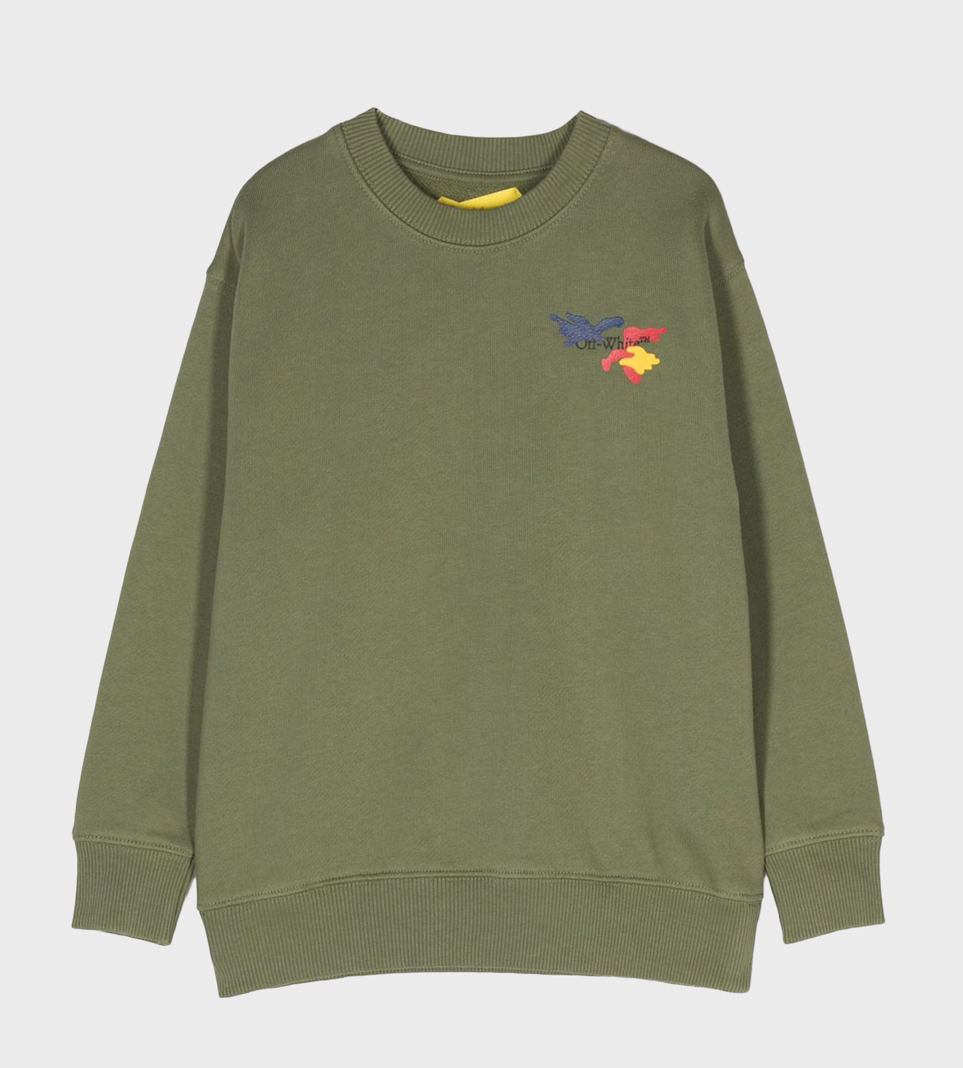 Camouflage-Print Arrow Sweatshirt Military Green