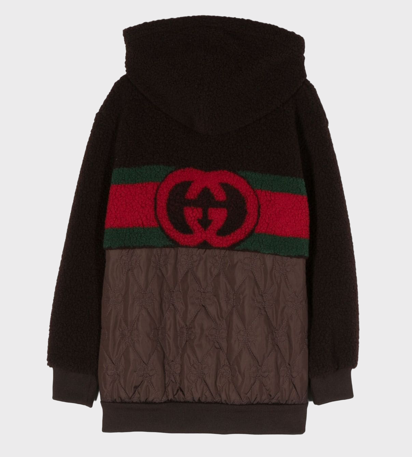 Fuzzy Fabric Jacket Brown