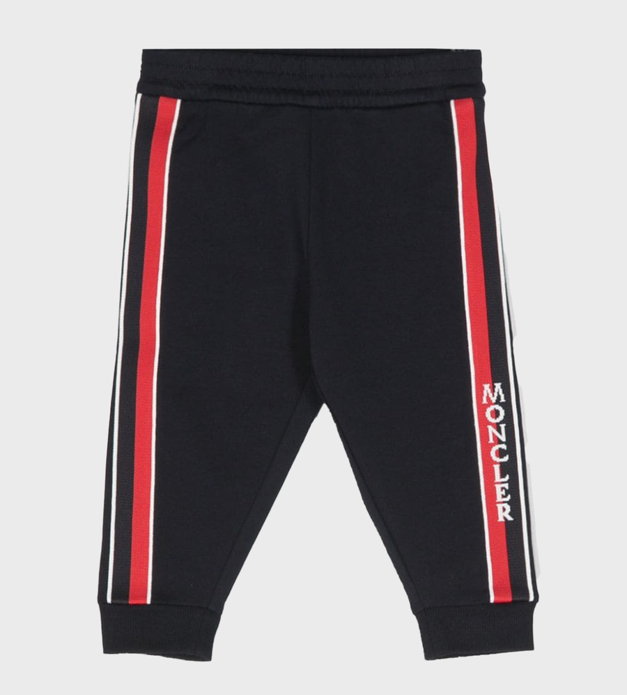 Logo-Print Track Pants Navy Blue
