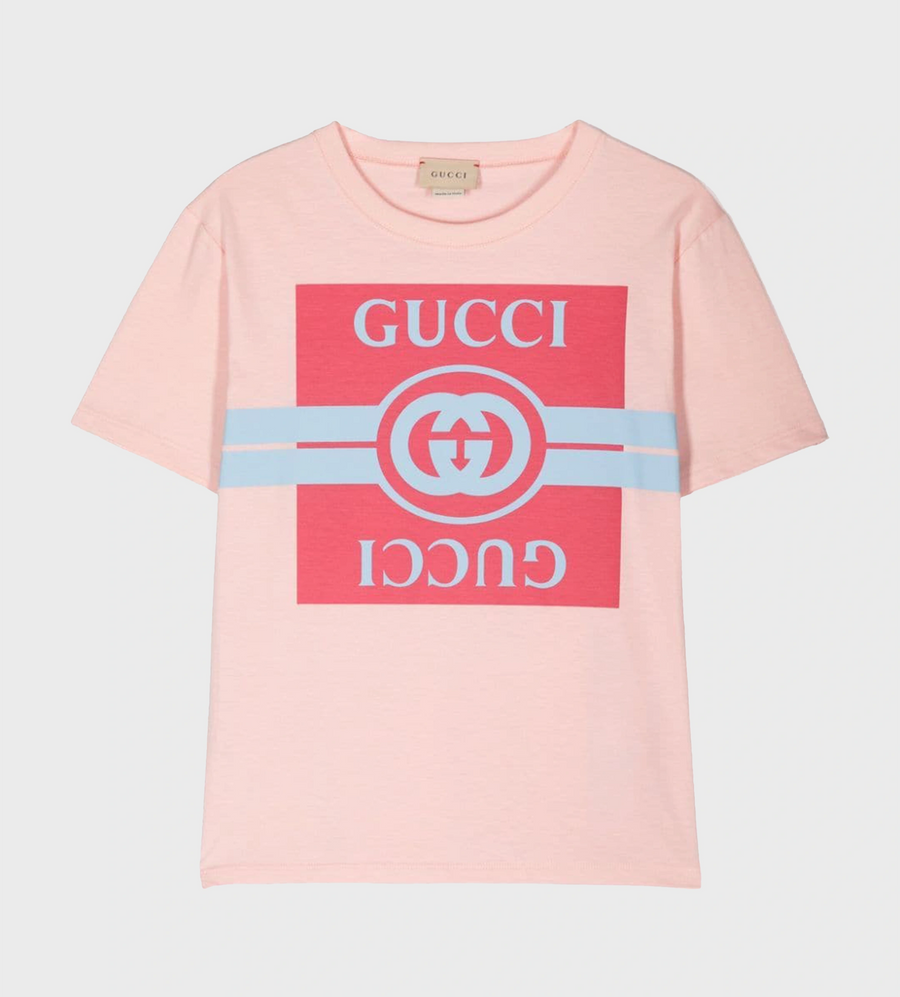 Logo-print T-shirt Pink