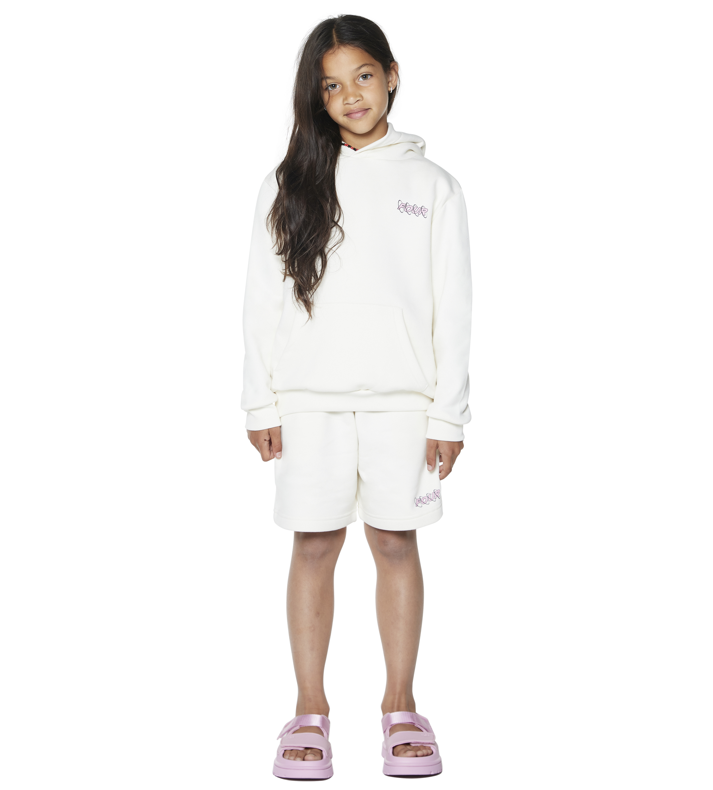 Circles Hoodie Cannoli Cream/ Soft Pink