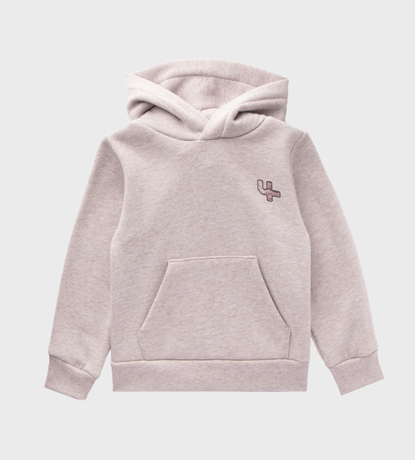 Outline Logo Hoodie Sand Melange