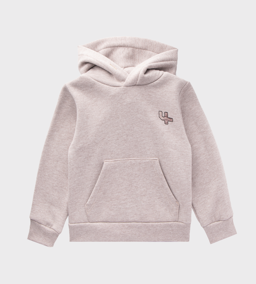 Outline Logo Hoodie Sand Melange